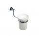 Glass for toothbrushes to be fixed to the bathroom wall - SPRING LINE
