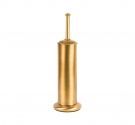 toilet brush holder toilet with round base by supporting ground - material brass - multiple finishes - craft product for the