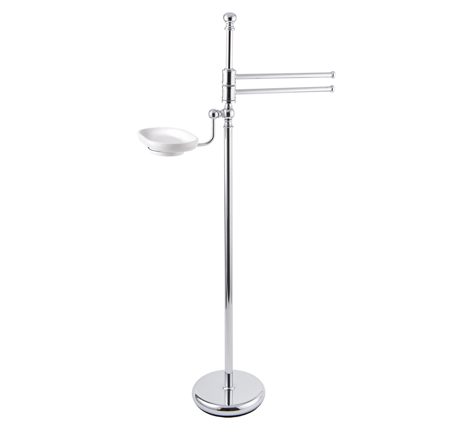 Piantana bagno porta salviette da bidet e sapone 79 cm base 15 cm - SALVASPAZIO