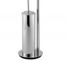 STANDING TOILET BRUSH HOLDER, PAPER ROLL AND TOWEL RACK-BATHROOM ACCESSORIES-MADE IN TUSCANY-LINE TO SAVE SPACE 