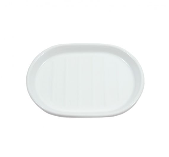 Soap holder spare bathroom in white ceramic top - product-high-quality