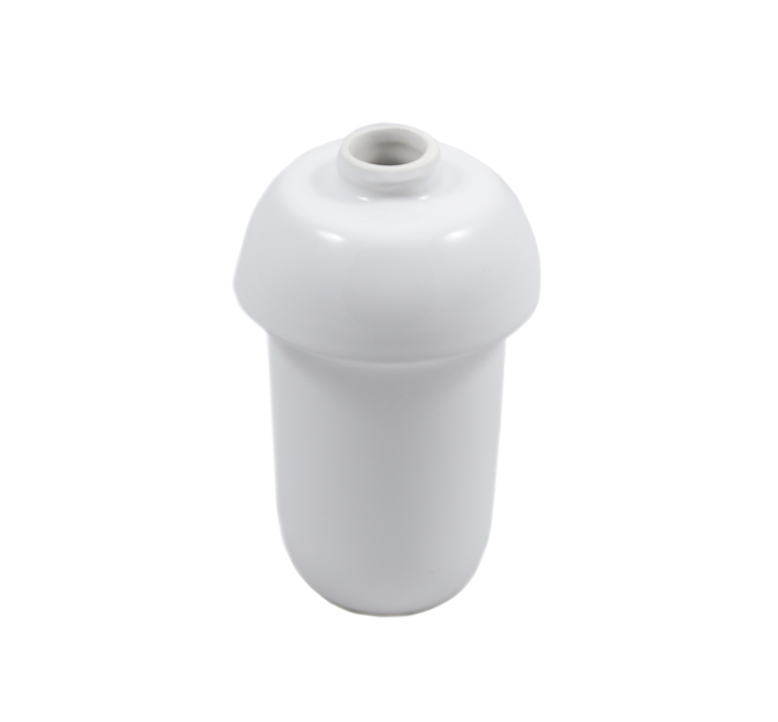 Spare white ceramic dispenser - quality artisan product