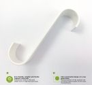 DOUBLE robe HOOK 14 cm