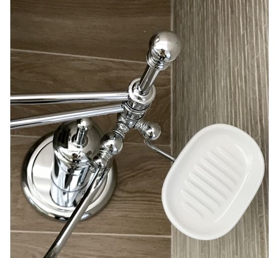 Lampe de plancher, de style anglais toilette porte-balais, de papier, de serviettes de toilette-bidet-et-savon-mobilier-salle