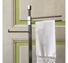 lampe de plancher multi-fonction laiton chromé porte-serviettes, wc au pinceau et au rouleau en laiton chromé. Les lampes de