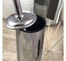 Scopino per wc bagno in stile classico altezza 40 cm anti ruggine e di lunga durata, non arrugginisce