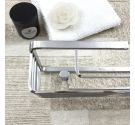 de stockage pour la douche/bain-laiton chromé-salle de bain moderne-mural-produit anti-rouille