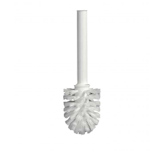 bristle replacement toilet brush - antibacterial plastic and long-lasting