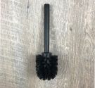 bristle replacement brush, bathroom - black plastic antipatterica - spare parts bathroom furniture