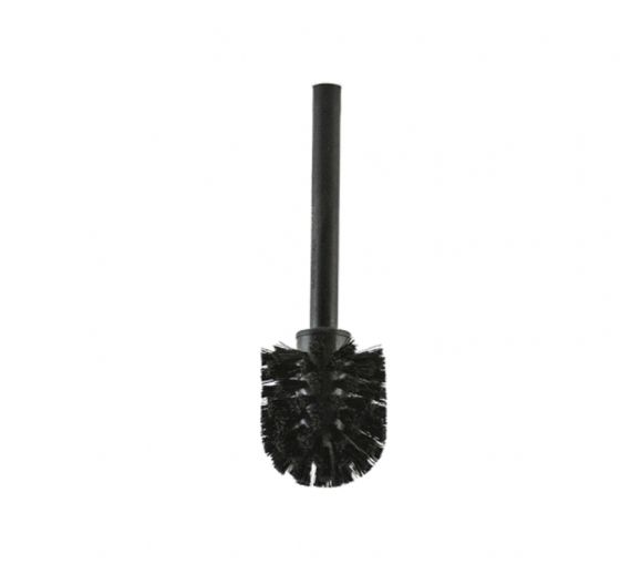 bristle replacement brush, bathroom - black plastic antipatterica - spare parts bathroom furniture