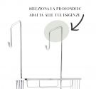 Panier objets à accrocher sur la douche - IdeArredoBagno accessoires de salle de bains sur mesure