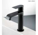 cestello da bagno porta oggetti per doccia in ottone cromato - dettaglio della finitura colore nero opaco su ottone