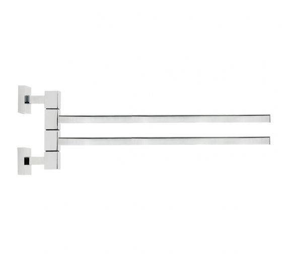 Accessori Bagno In Stile.Towel Rack For Bathroom With Two Arms To Fix On The Wall Linea Q Ubi