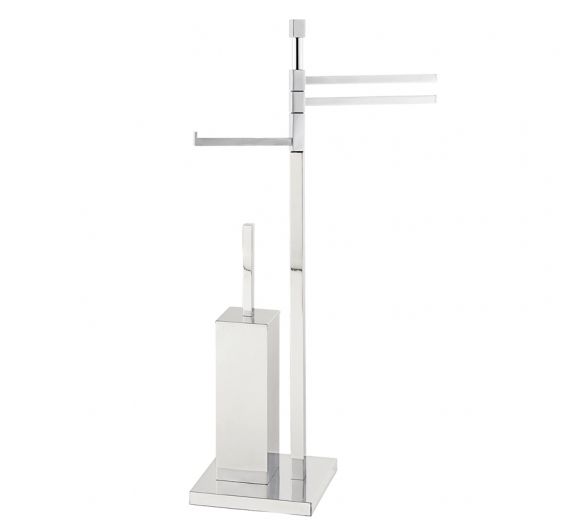 Lampe de plancher-place-salle de bains-wc porte-brosse, rouleau-serviettes de toilette-bidet-autonome-ligne de carrés de formes