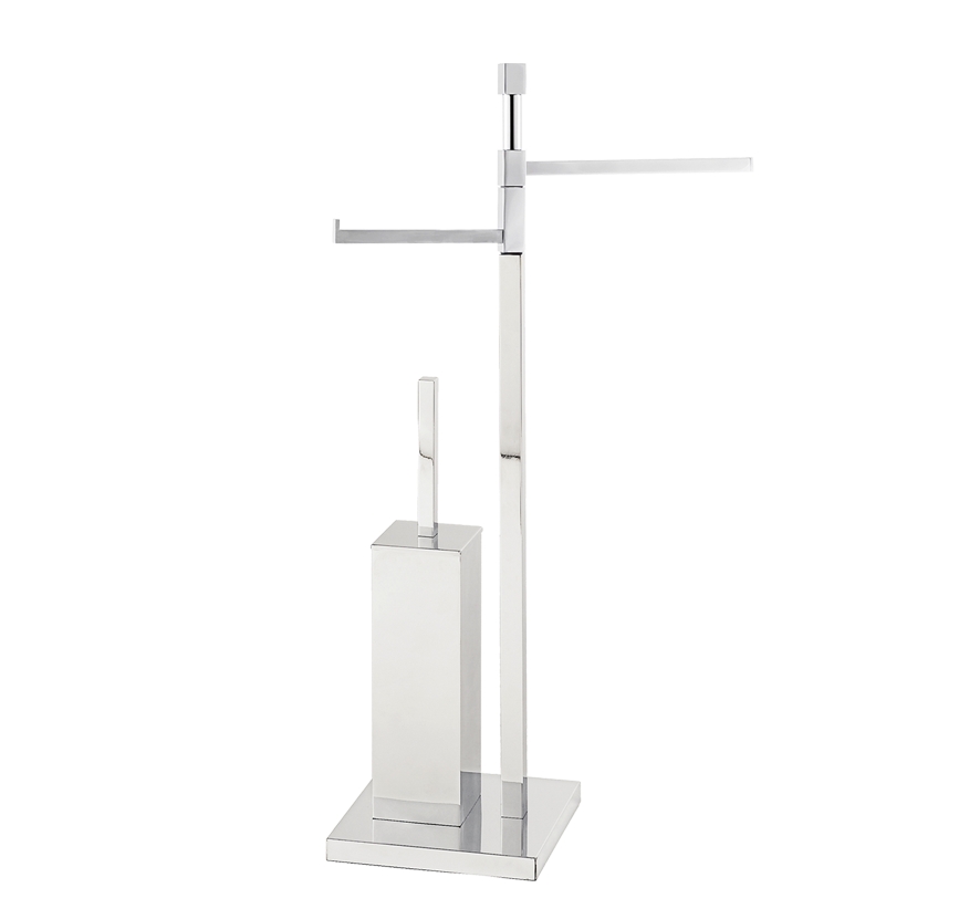 Planter bathroom freestanding square line consisting of scope door, paper door and single wipe door bidet - Q.UBI LINE