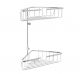 Contenitore doppio per spugne e saponi doccia da angolo LPH 28 x 20 x 6 cm