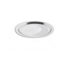 Soap holder, bathroom oval shape free standing brass chrome plated - product state of repair Italian bathroom furniture