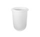 Natural satin glass toothbrush glass