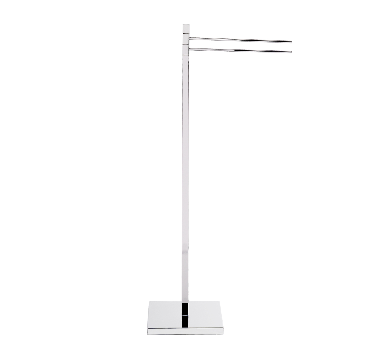 Towel rack from the ground with two rolling rods - CUBE LINE
