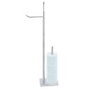 Floor stand roll holder and toilet brush holder online Minimal - free-standing, space-saving