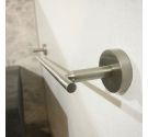 Serviette de la salle de bain à fixer au mur - fabriqué en laiton chromé - qualité produit fait main