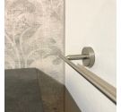 Towel the bathroom to fix to the wall - made of chrome-plated brass - quality handmade product