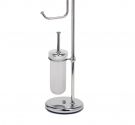 Standing from the ground with the toilet brush holder ceramic, paper holder and two towel bar, bidet - SPRING
