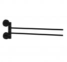 Towel bar, two rods fixed to the wall the swivel-bathroom accessories high quality brass chrome plated anti-rust-IdeArredoBagno