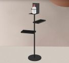 Floor stand distributeur de désinfectant avec la bague d'appui et de porte de sécurité les dispositifs de garantie de la