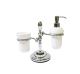 Porta bicchiere per spazzolini e dispenser per sapone - LINEA PRIMAVERA
