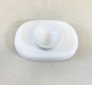 plaque de rechange pour porte-savon ovale en céramique italienne