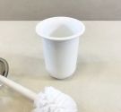 Tuyau de remplacement pour super petite lunette de toilette en céramique blanche adaptée aux planteurs et accessoires de salle