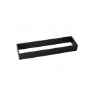 Guest bidet towel bar in black matte trend color industrial style bathroom accessories and guaranteed quality