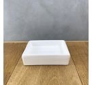 Porte-savon carré en céramique de différentes couleurs fabriqué en Italie pour un mobilier de qualité
