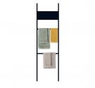 ladder towel and soap holder-possibility of fixing to the wall-colours matt black and matt white-bathroom design