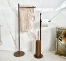 Standing paper towel holder