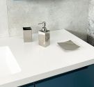 Dispenser for liquid soap be placed on the bathroom sink-chrome-plated brass high quality