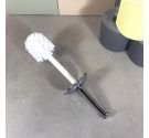 - Standing bathroom toilet brush holder ceramic, roll and wipes - Line the classic English style