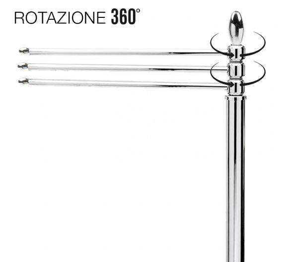 Standing by the bathroom, rust-free high quality paper towel holder three rods that rotate a bathroom classic-style