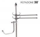 - STANDING BATHROOM TOILET BRUSH HOLDER, PAPER HOLDER AND TOWEL BAR - SAVE SPACE - BATHROOM FURNITURE MADE IN TUSCANY