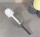 Manico ricambio per scopino wc L 18 cm diametro coperchio 8 cm stile classico
