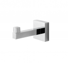 Appendino porta accappatoio arredo da bagno forma quadrata P 7 cm - LINEA Q.UBI