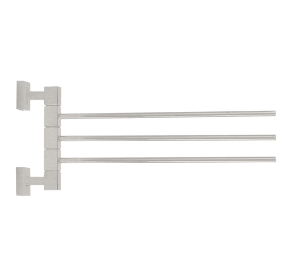 Towel rack articulated two straight rods - CUBE LINE