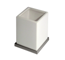 bicchiere in ceramica porta spazzolini denti - complementi arredo bagno di alta qualità artigianali