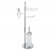 Planter bathroom door glass scope, paper door, bidet wipes and soap dispenser - MINIMAL LINE
