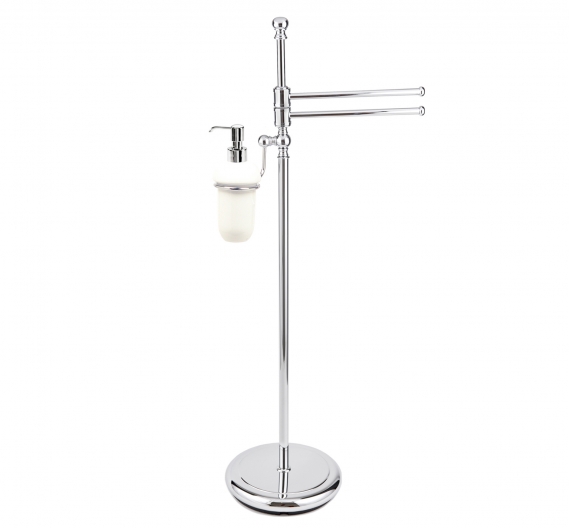English-style bathroom furniture floor plan complete with bidet towel rods and ceramic soap case - SPRING LINE