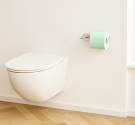 porta carta igienica da fissare alla parete del bagno in ottonecromo anti ruggine design minimale qualità artigianale