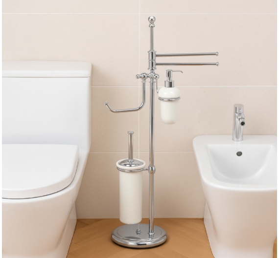étage-salle de bain-style-classique-anglais - porte-brosse-distributeur-céramique-blanc-accessoires-salle de