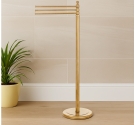 Standing from the floor to the bathroom for paper towel holder - made of brass - rods ro / ro - craft product, high quality