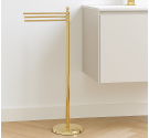 Standing from the floor to the bathroom for paper towel holder - made of brass - rods ro / ro - craft product, high quality